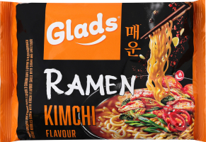 Лапша быстрого приготовления с соусом со вкусом Кимчи Рамэн Glads м/у 105г