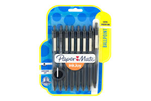 Paper Mate Ink Joy Pen Ballpoint Black - 8 CT