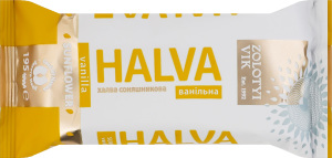 Халва подсолнечная ванильная Zolotyi Vik м/у 195г