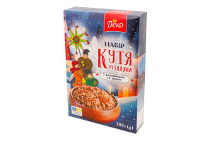 Набір з родзинками та маком Кутя різдвяна Деко к/у 280г