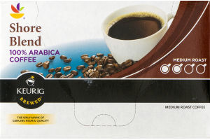 Ahold Shore Blend 100% Arabica Coffee Medium Roast K-Cup Packs - 12 CT