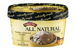 Turkey Hill All Natural Ice Cream Vanilla Almond Fudge