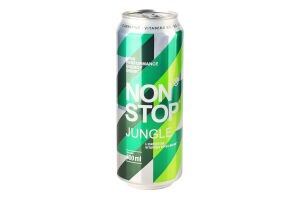 Напій енергетичний безалкогольний сильногазований Еволюшн фреш Jungle Non Stop з/б 0.5л
