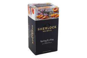 Бленд чая черного мелкого с тимьяном и ароматом персика Spring feeling Sherlock Secrets к/у 22х1.8г