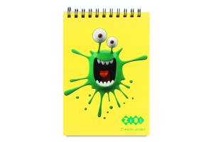 Блокнот KIDS LineSMUDGES, А6, 40 арк,асорт арт.968265