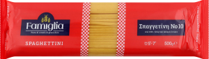 Изделия макаронные из твердых сортов пшеницы Spaghetti №10 Famiglia м/у 500г