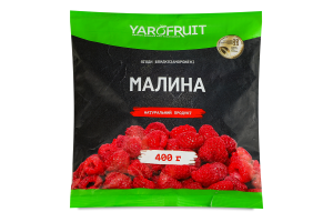 Малина быстрозамороженная Yarofruit м/у 400г
