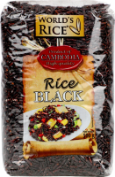 Рис черный World`s Rice м/у 500г