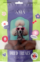 Ласощі д/собак Медальйони з індичкою 85г AMA Treats