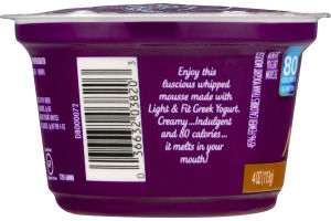 Dannon Light & Fit Greek Mousse Nonfat Yogurt Coconut Cream