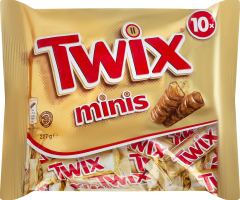 Батончики Twix Minis шоколадні