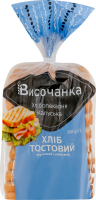 Хліб нарізний пшеничний формовий Тостовий Височанка м/у 350г