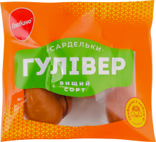 Сардельки Гулівер Глобино в/с кг
