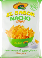 Чипси начос смет. та цибуля El Sabor100г