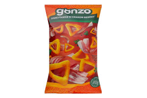Треугольники кукурузные со вкусом бекона Gonzo м/у 70г