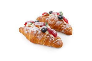 Круасан із маскарпоне та фруктами 120г