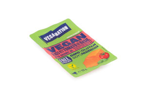 Скибочки веганські Veganation з томатом та базилік