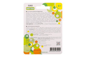 Пустушка Baby Team ортодонтична латексна 6+ 3202