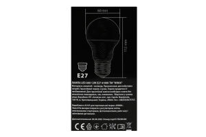Лампа нейтральне світло A60 12W E27 4100K LED Winix 1шт