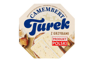Сыр мягкий с плесенью С грибами Камамбер Turek к/у 120г