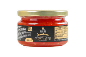 Ікра капсульована зі смаком кети пастеризована Преміум Caps food с/б 200г