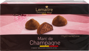 Трюфели шоколадные с начинкой Champagne Lemaitre к/у 175г
