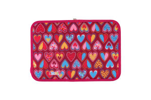 Пенал твердий Smart одинарний без клапана HP-02 "Hearts Style"