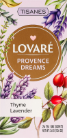 Бленд чая травяного и плодового с цветами Сны Прованса Lovare к/у 24х1.5г