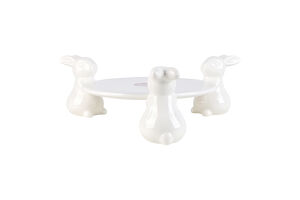 Тарілка Три зайці керамічна в асортименті 986412