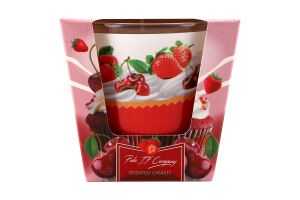 Свічка ароматична Tindra Вишня-полуниця 130г скло Пако ІФ