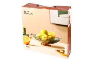Блюдо скло 24.5х6.5см №KYYW034 Bolidomi 1шт