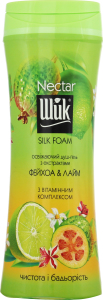 Душ-гель освіжаючий з вітамінним комплексом Фейхоа&Лайм Nectar Шик 250г