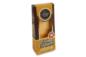Сир 50% твердий витриманий 18міс визрівання Пріма Гранде Cheese Club к/у 150г