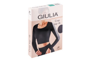 Футболка жіноча Giulia Crop top Rib emerald