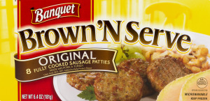 Banquet Brown 'N Serve Sausage Patties Original - 8 CT