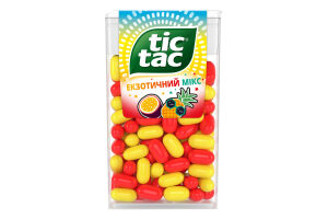 Драже со вкусом ананаса и маракуйи Экзотический микс Tic Tac п/у 54г