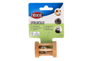 Іграшка д/гризунів Валик дерев"яний з дзвоником 3,5*5см арт6183 Тріксі