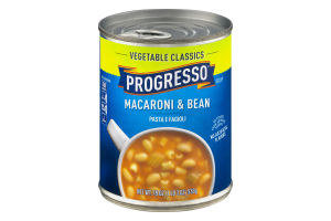 Progresso Vegetable Classics Macaroni & Bean Soup