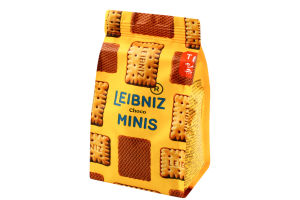 Міні-печиво вершкове з молочним шоколадом Choco Minis Leibniz м/у 100г