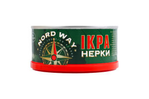 Ікра лососева зерниста солена нерки Nord Way з/б 275г