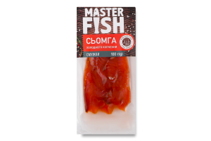Сьомга смужки Master Fish х/к 1с в/у 100г