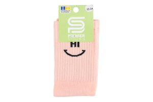 Шкарпетки підл Premier socks Hi-Bye рожевий р22-24