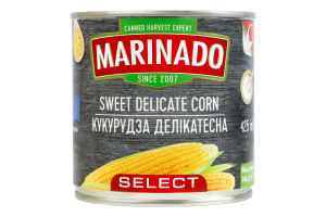 Кукуруза деликатесная Select Marindo ж/б 340г