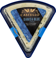 Сир 50% м’який з блакитною пліснявою Danish Blue Castello п/у 100г