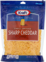 Kraft Natural Cheese Finely Shredded Sharp Cheddar