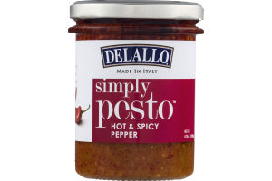 Delallo Simply Pesto Hot & Spicy Pepper