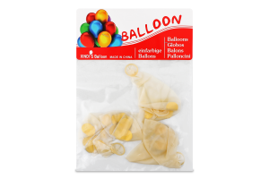 Набір кульок латексних з конфеті 5шт