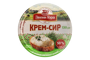Крем-сыр 50% со вкусом весенней зелени Звени Гора ст 130г