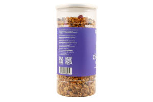 Гранола з печивом Амаретті та йогуртом 425г тубус Muesli Mania