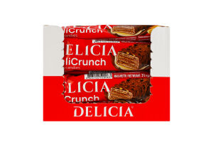 Цукерки вафельні DeliCrunch Delicia м/у 31г